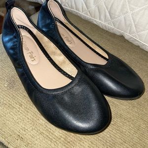 Black girls size 3 ballet flats shoes EUC!! Dream Pairs brand!